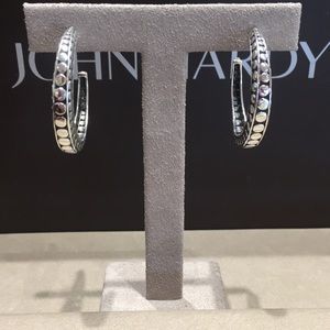John Hardy Dot hoop earrings